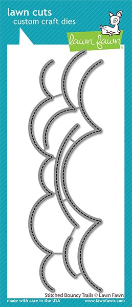Lawn Fawn - stitched bouncy trails - Stanzen