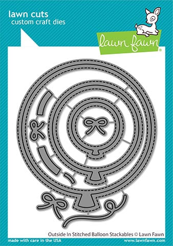 Lawn Fawn - outside in stitched balloon stackables - Stanzen