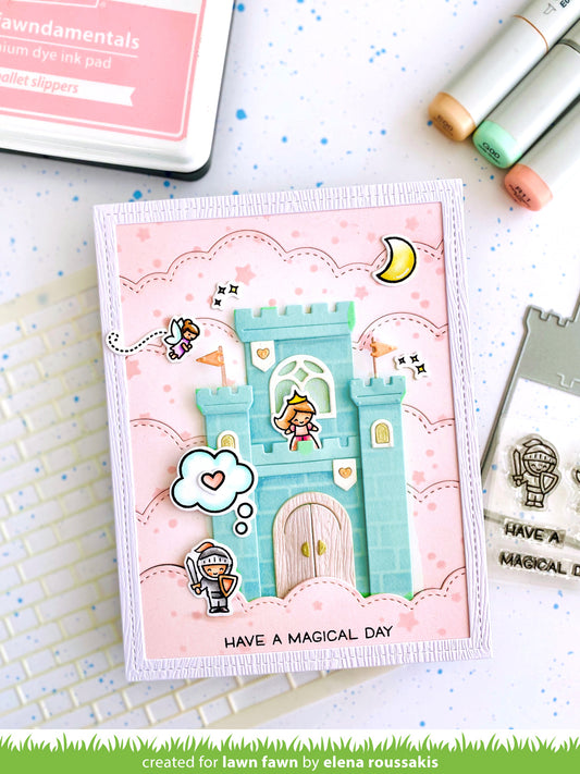 Lawn Fawn tiny fairy tale Clear Stamp 2x3