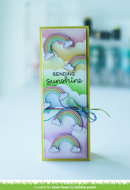 Lawn Fawn all the clouds Clear Stamp 4x6