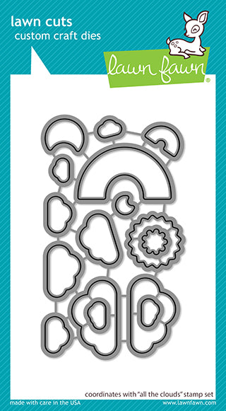 Lawn Fawn all the clouds Stanzen