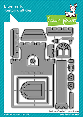 Lawn Fawn build-a-castle Stanzen