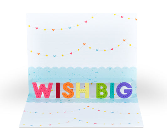 Lawn Fawn - pop-up wish big - Stanzen