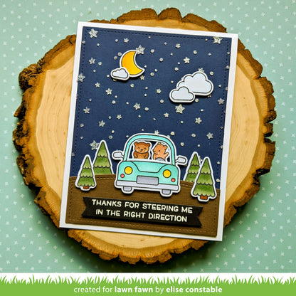 Lawn Fawn Stencil Schablone 15x15cm starry sky stencil