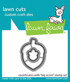 Lawn Fawn - big acorn - Stanzen