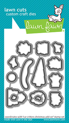 Lawn Fawn - car critters christmas add-on - Stanzen