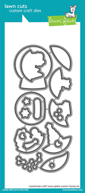 Lawn Fawn - snow globe scenes - Stanzen