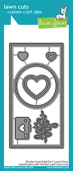 Lawn Fawn - shutter card add-on - Stanzen
