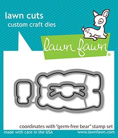 Lawn Fawn Germ-Free Bear Stanze
