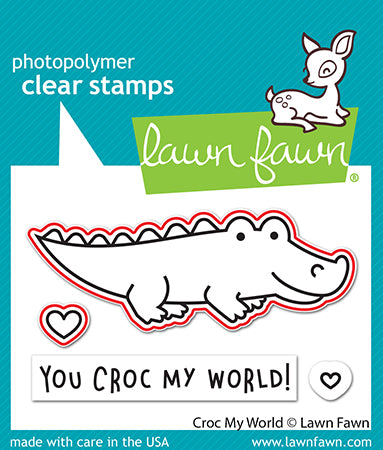 Lawn Fawn - Croc my World - Stanzen