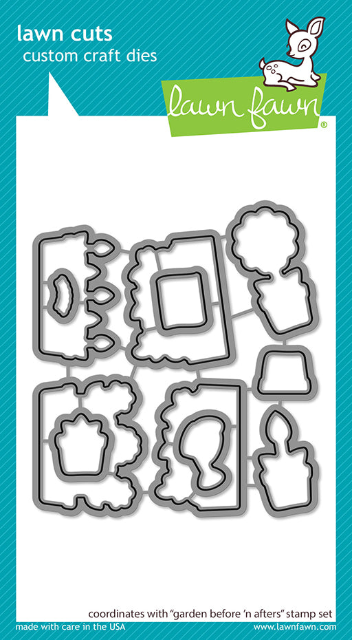 Lawn Fawn - Garden before 'n afters - Stanzen