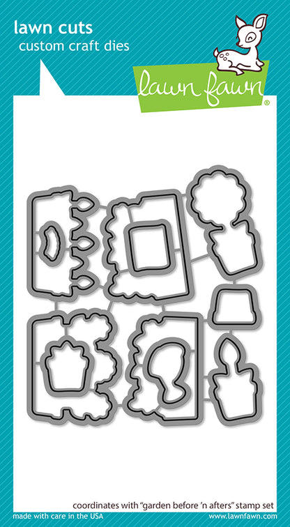 Lawn Fawn - Garden before 'n afters - Stanzen