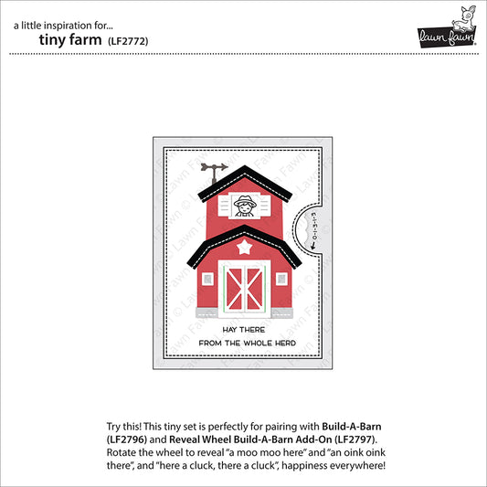 Lawn Fawn - Tiny Farm - Clear Stamps 2x3