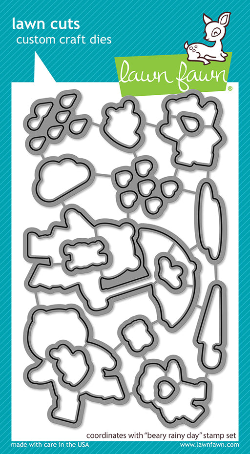 Lawn Fawn - Beary rainy day - Stanzen