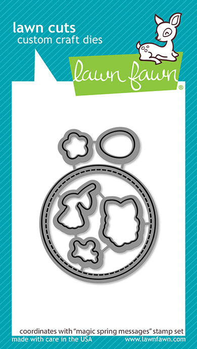 Lawn Fawn - Magic spring messages - Stanzen