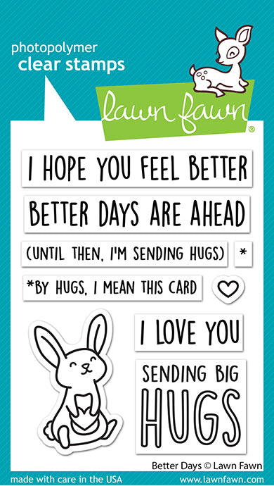 Lawn Fawn - Better days - Clear Stamp 3x4