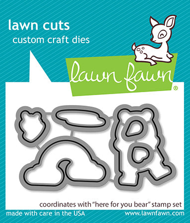 Lawn Fawn - Here for you Bear - Stanzen