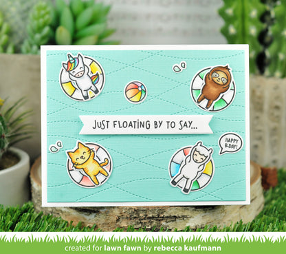 Lawn Fawn - Pool Party - Clear Stamp 4x6