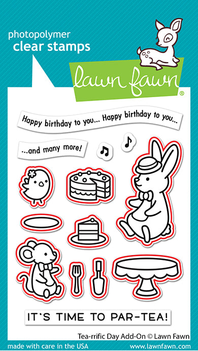 Lawn Fawn - Tea-rrific Day Add-on - Stanzen