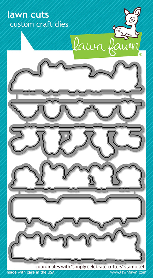 Lawn Fawn - Simply celebrate Critters - Stanzen