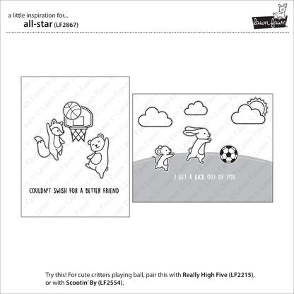 Lawn Fawn - All-Star - Clear Stamp 4x6