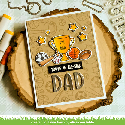 Lawn Fawn - All-Star - Clear Stamp 4x6