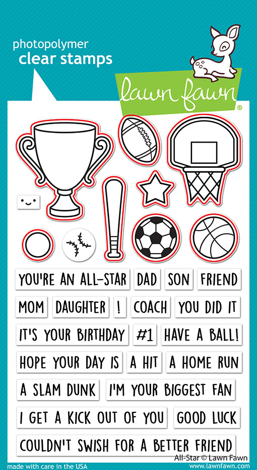 Lawn Fawn - All-Star - Stanzen