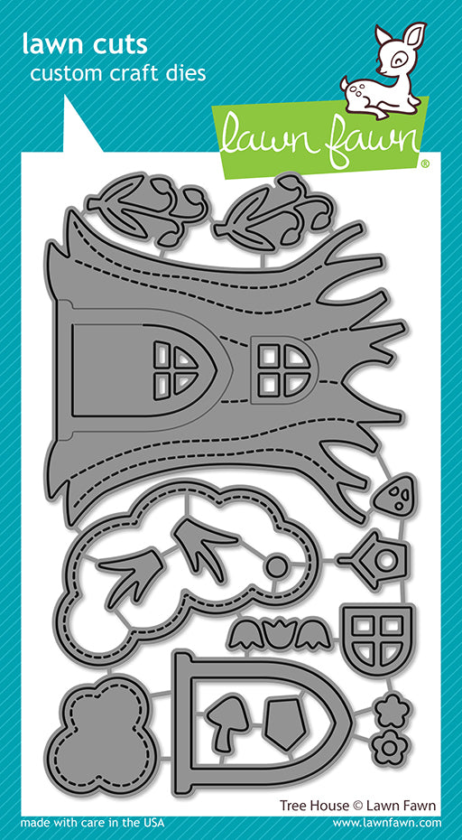 Lawn Fawn - Tree House - Stand Alone Stanzschablone