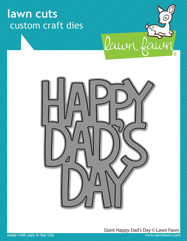 Lawn Fawn - Giant Happy Dad's Day - Stand Alone Stanze