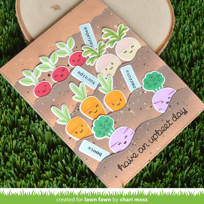 Lawn Fawn - Stitched Wavy Backdrop: Portrait - Stand Alone Stanze