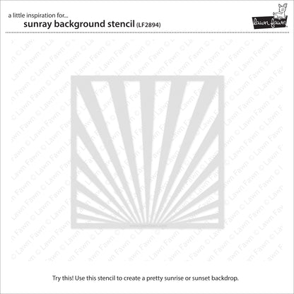 Lawn Fawn - sunray background - Stencil