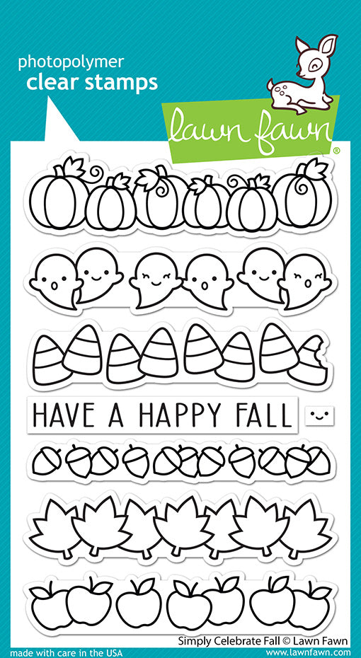 Lawn Fawn - Simply Celebrate Fall - Clear Stamps 4x6