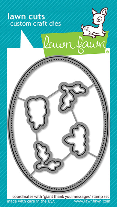 Lawn Fawn - Giant Thank you Messages - Stanzen