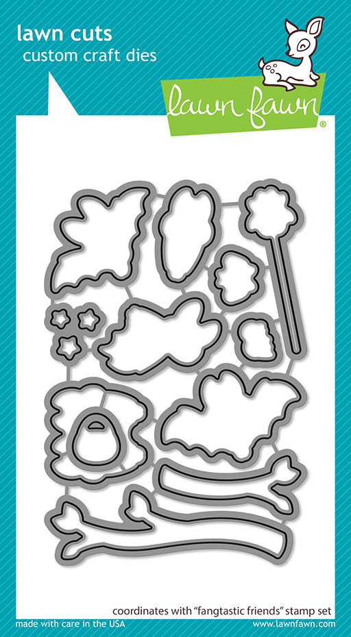 Lawn Fawn - Fangtastic Friends - Stanzen