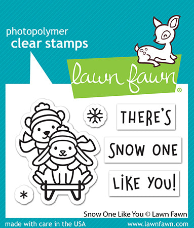 Lawn Fawn - Snow one like you - Clear Stamps 2x3
