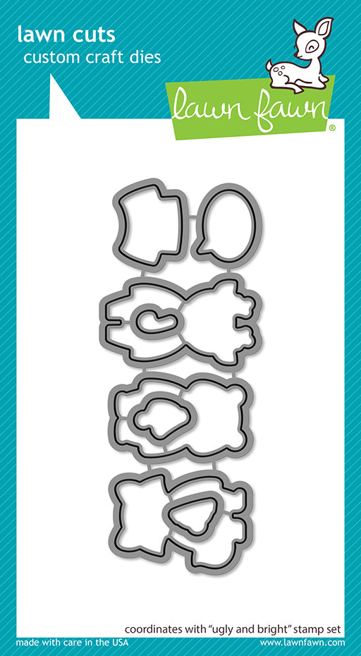 Lawn Fawn - Ugly and Bright - Stanzen