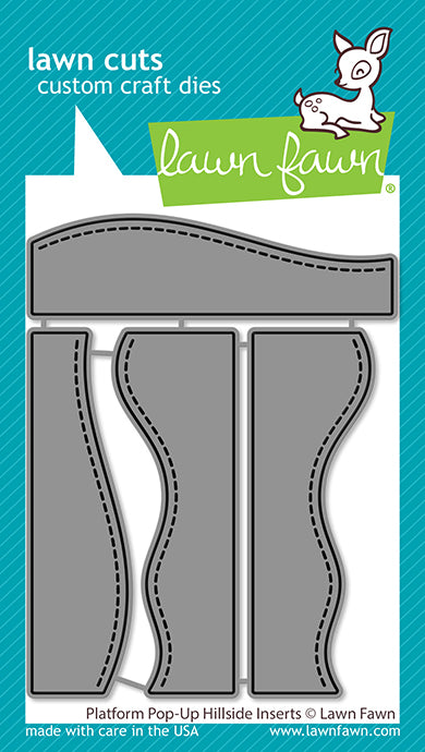 Lawn Fawn - Platform Pop-up Hillside Inserts - Stand alone Stanzen
