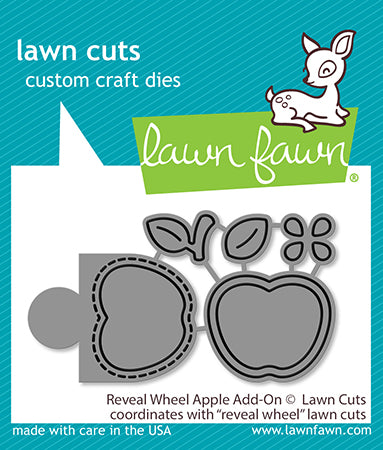 Lawn Fawn - Reveal Wheel Apple Add-on - Stand alone Stanzen