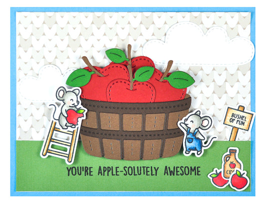 Lawn Fawn - Build-a-barrel: Apple - Stand alone Stanzen