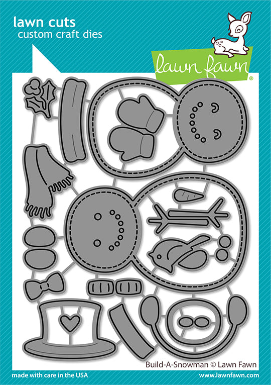 Lawn Fawn - Build-a-Snowman - Stand alone Stanzen