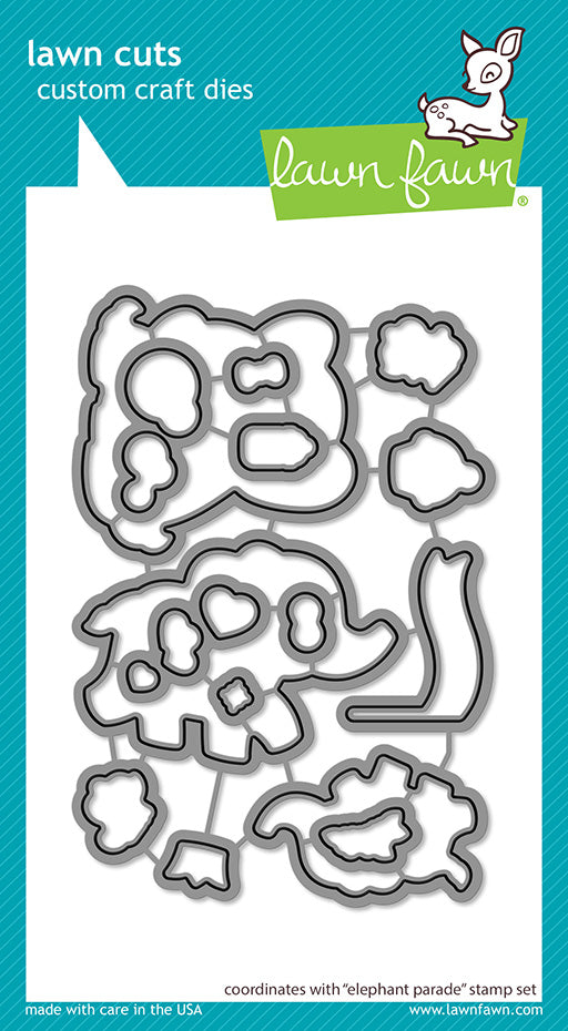 Lawn Fawn - Elephant Parade - Stanzen