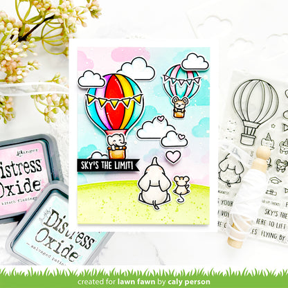 Lawn Fawn - Fly High - Clear Stamp 4x6