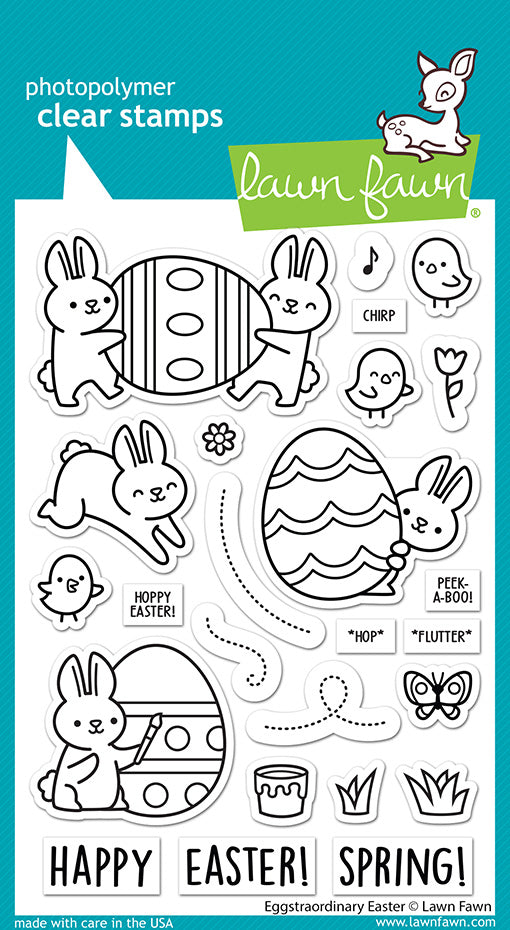 Lawn Fawn - Eggstraordinary Easter - Clear Stamp 4x6