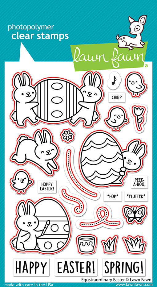 Lawn Fawn - Eggstraordinary Easter - Stanzen