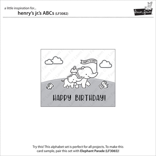 Lawn Fawn - Henry Jr.'s ABCs - Clear Stamp 4x6
