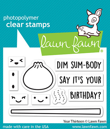 Lawn Fawn - Year Thirteen - Clear Stamps 2x3
