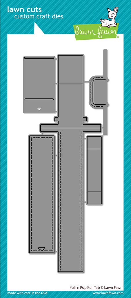 Lawn Fawn - Pull 'n pop pull Tab - Stand Alone Stanze