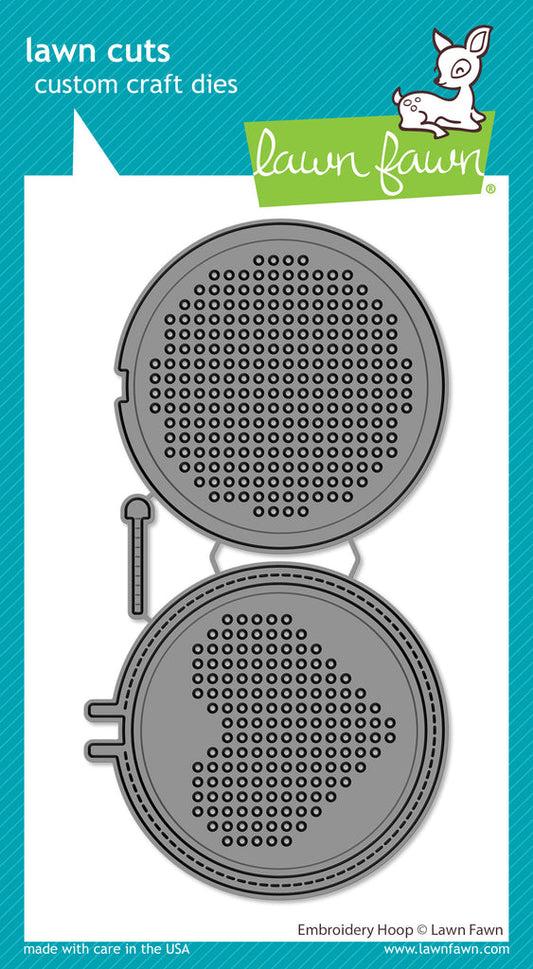 Lawn Fawn - Embroidery Hoop - Stand Alone Stanze