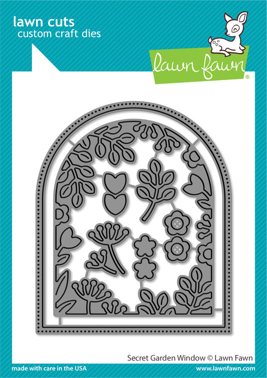 Lawn Fawn - Secret Garden Window - Stand Alone Stanze
