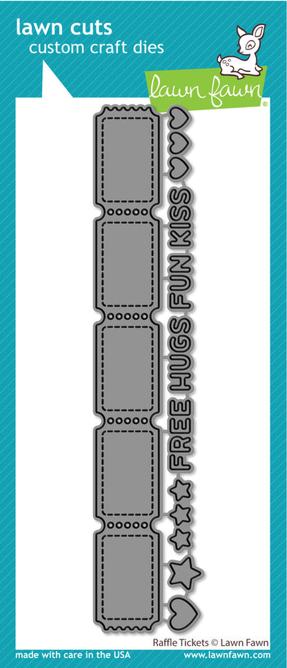 Lawn Fawn - Raffle Tickets - Stand Alone Stanze